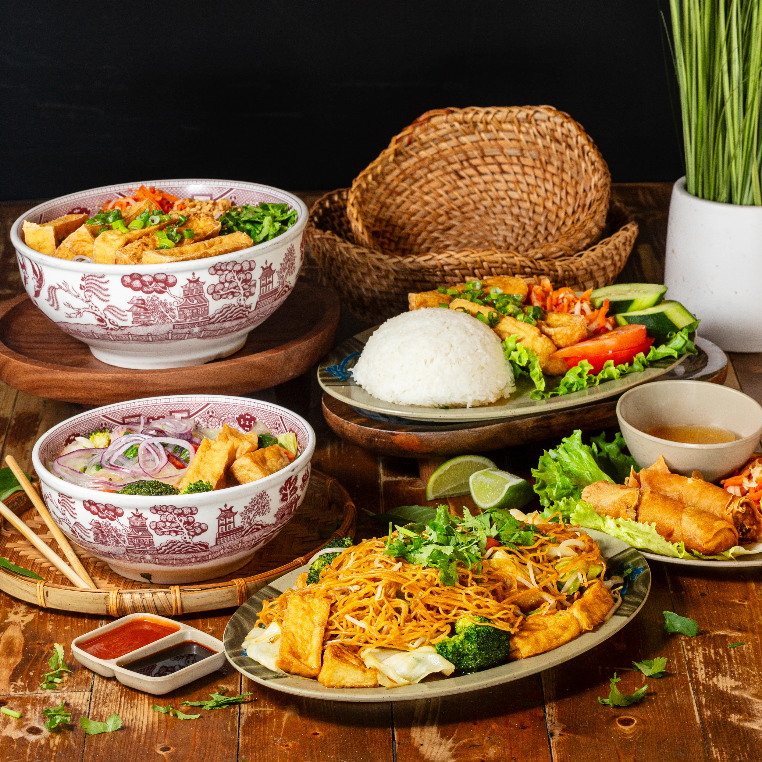 Lent vegetarian options in Houston at Vietnamese Restaurants - Pho Ben