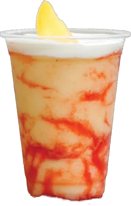 berry peach smoothie